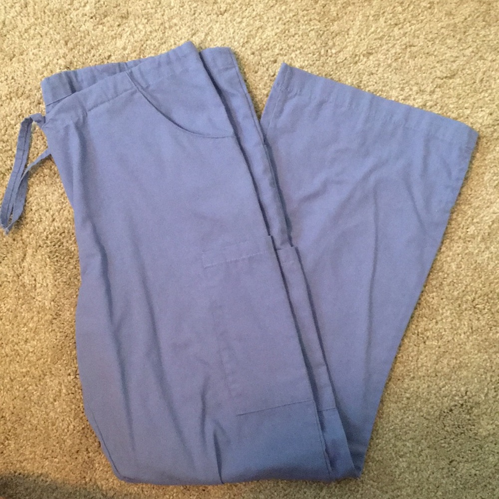 Seal Blue scrub pants.